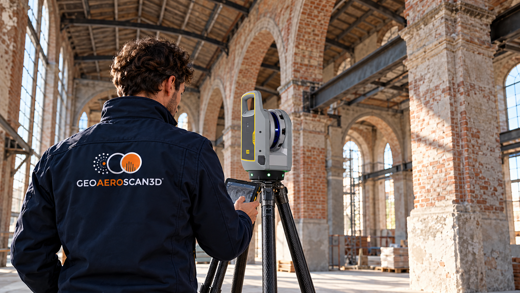 Scansione architettonica con Trimble X9 — immagine illustrativa